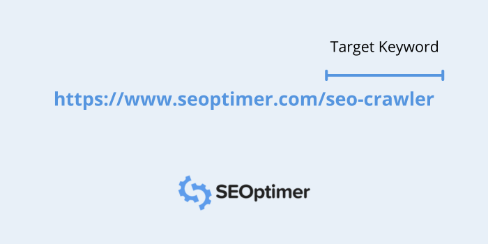 target keyword in url